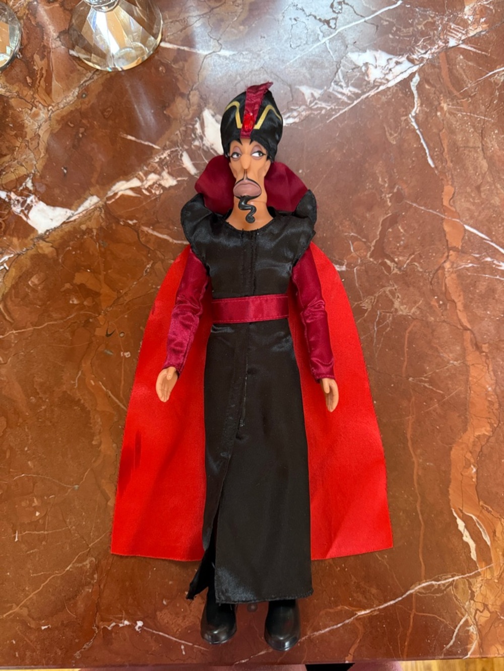Disney Store Jafar Villain 12 inch Doll in Black and Red